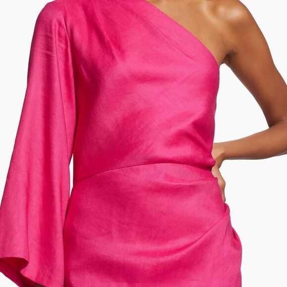 Veronica beard patsy linen Midi dress size 6 NWT $498 - Picture 6 of 8